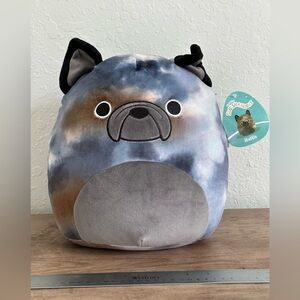Squishmallows Ballis the Black and Brown Bulldog Stuffed Toy